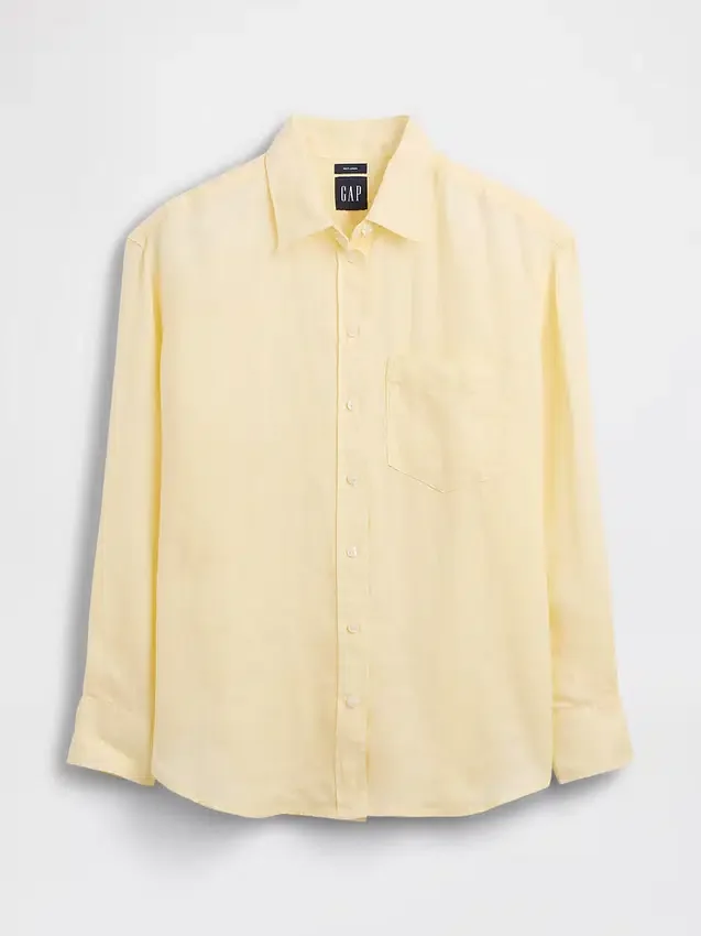 Chemise oversize 100 % lin
