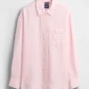 Chemise oversize 100 % lin