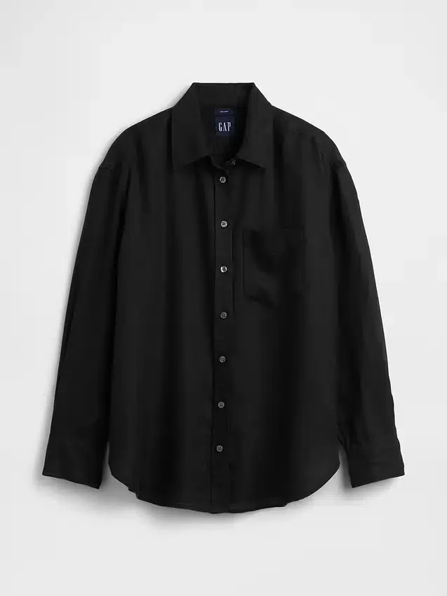 Chemise oversize 100 % lin