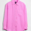 Chemise oversize 100 % lin
