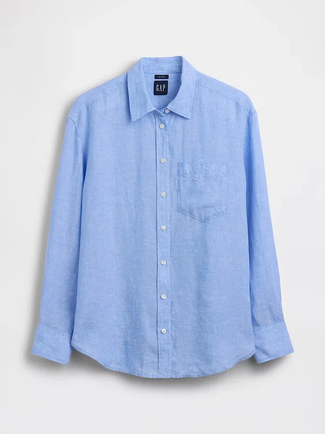 Chemise oversize 100 % lin