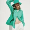 Chemise oversize 100 % lin