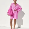 Chemise oversize 100 % lin