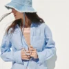 Chemise oversize 100 % lin