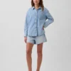 Chemise oversize en denim ultra-doux