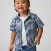 Chemise oversize en denim vichy pour Bébé & Enfant