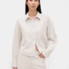 Chemise oversize en lin et coton