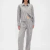Chemise oversize en lin et coton