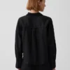 Chemise oversize en lin et coton