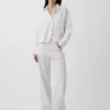 Chemise oversize en lin et coton