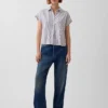 Chemise oversize en mélange de lin