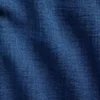 Chemise oversize sans col en denim de gaze de coton