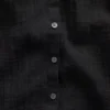 Chemise oversize sans col en gaze de coton