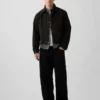 Chemise Oxford ample et courte à ourlet droit