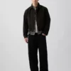 Chemise Oxford ample et courte à ourlet droit
