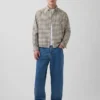 Chemise Oxford ample et courte à ourlet droit