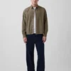 Chemise Oxford ample et courte à ourlet droit