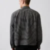 Chemise Oxford ample et courte à ourlet droit