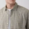 Chemise Oxford ample et courte à ourlet droit