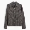 Chemise Oxford ample et courte à ourlet droit