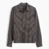 Chemise Oxford ample et courte à ourlet droit