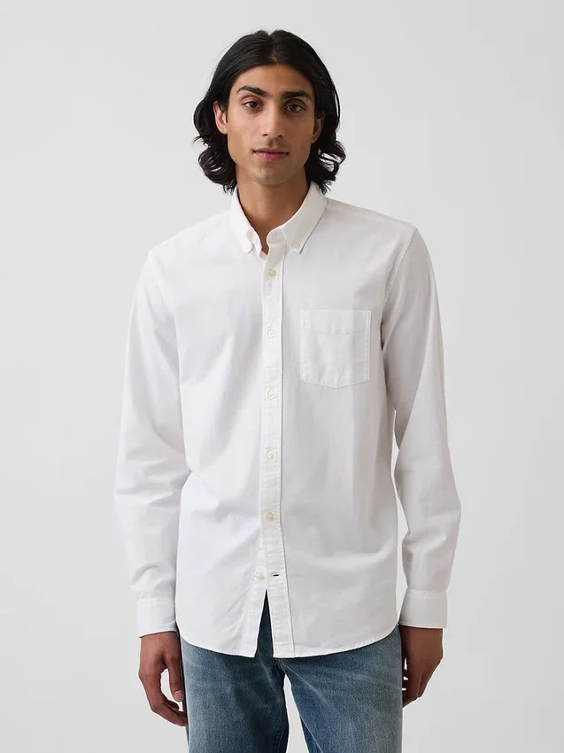 Chemise Oxford boutonnée