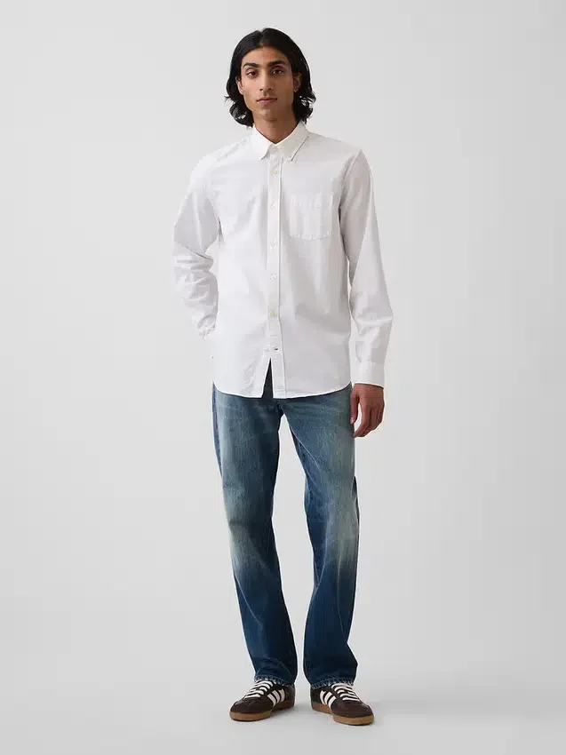 Chemise Oxford boutonnée