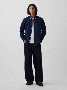 Chemise Oxford boutonnée