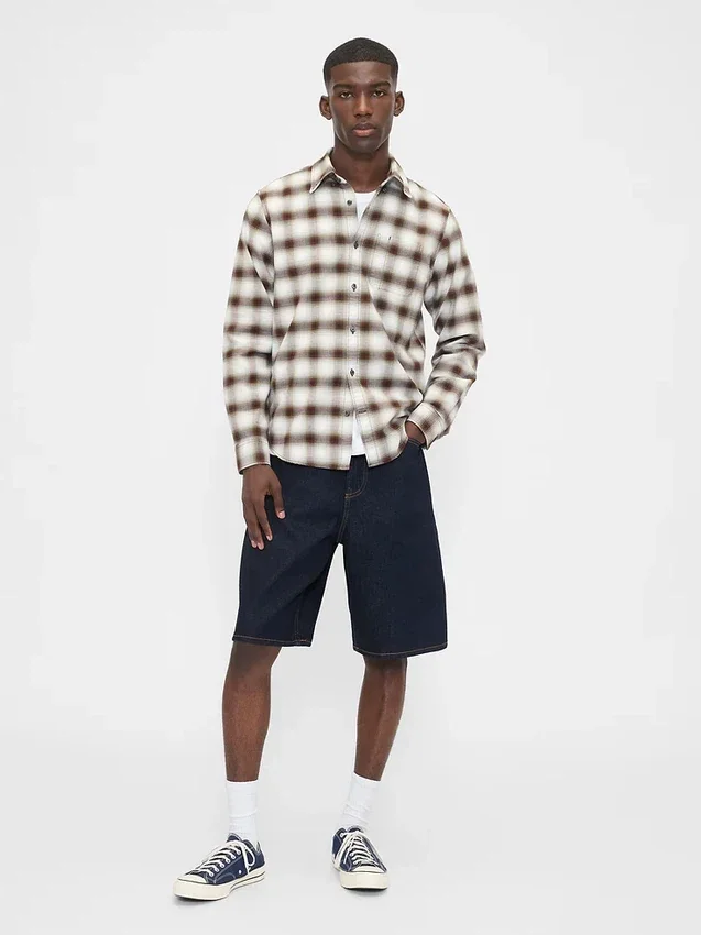 Chemise Oxford boutonnée
