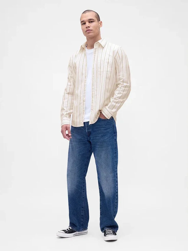 Chemise Oxford boutonnée