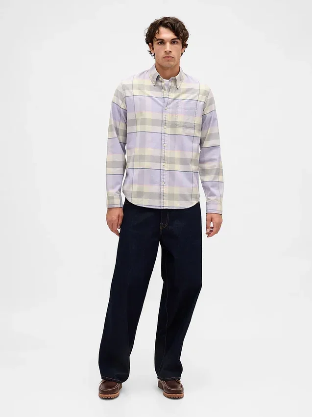 Chemise Oxford boutonnée