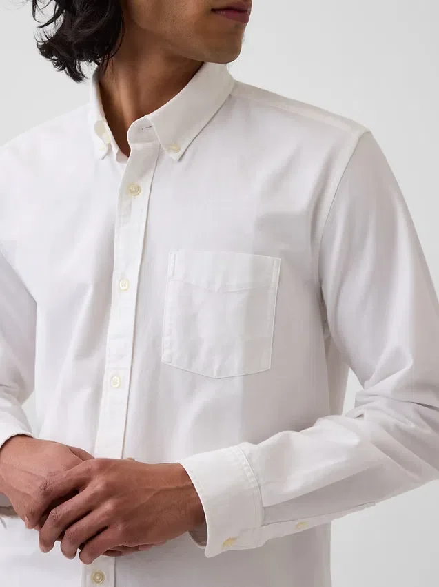 Chemise Oxford boutonnée