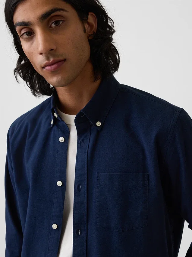 Chemise Oxford boutonnée