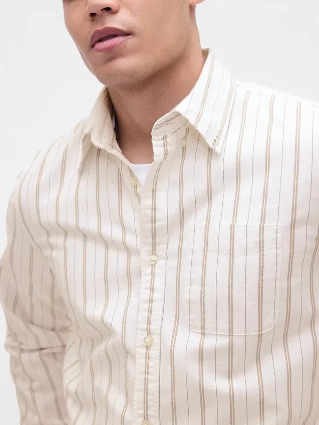 Chemise Oxford boutonnée