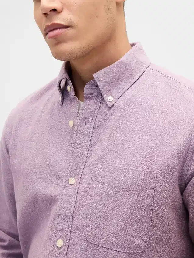 Chemise Oxford boutonnée