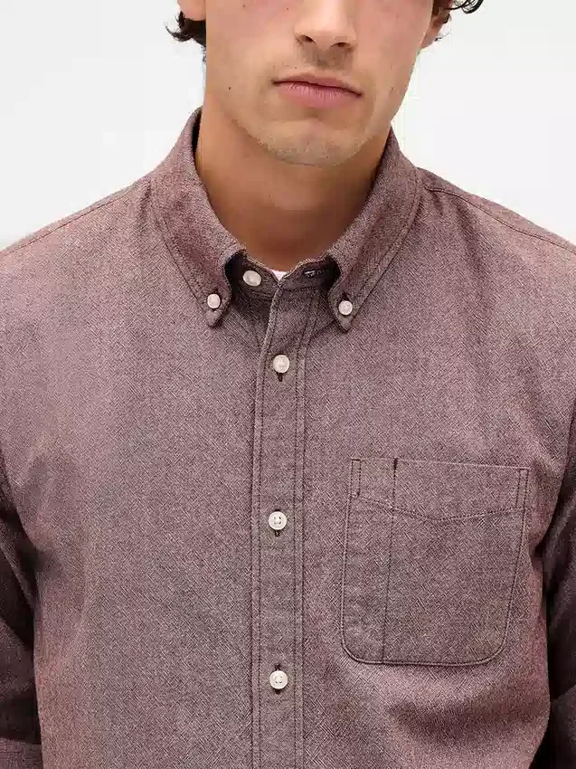 Chemise Oxford boutonnée