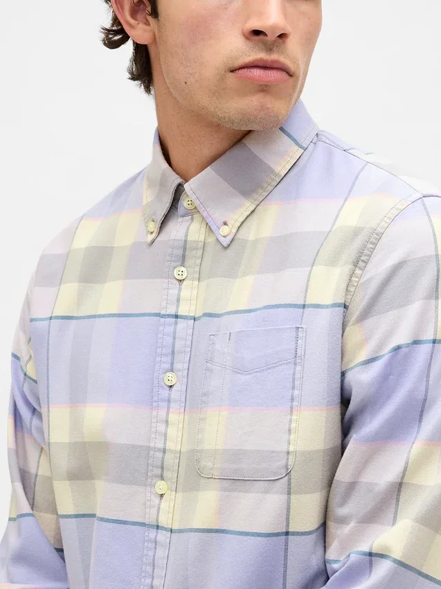 Chemise Oxford boutonnée