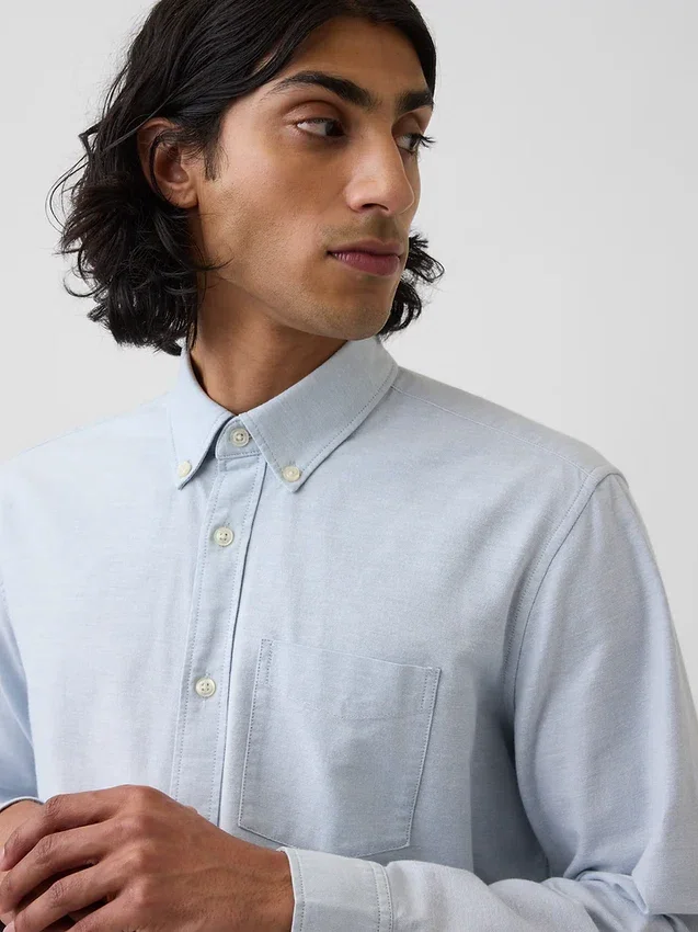 Chemise Oxford boutonnée
