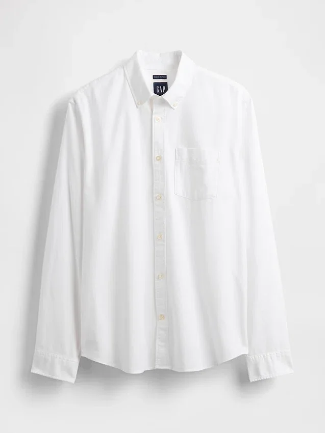 Chemise Oxford boutonnée