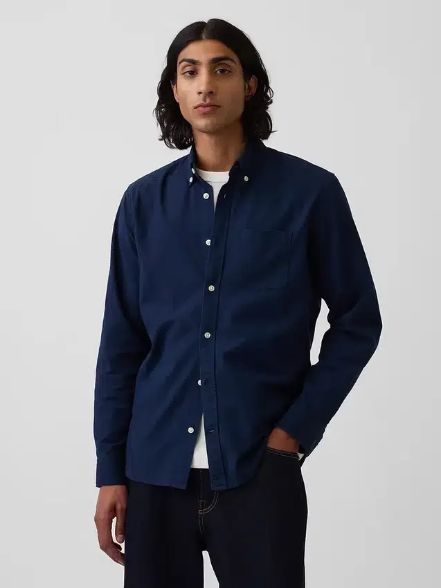 Chemise Oxford boutonnée