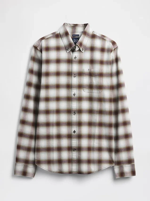 Chemise Oxford boutonnée