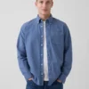 Chemise Oxford à carreaux boutonnée