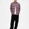 Chemise Oxford à carreaux boutonnée