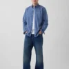 Chemise Oxford à carreaux boutonnée