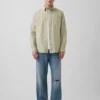 Chemise Oxford à carreaux boutonnée
