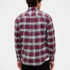 Chemise Oxford à carreaux boutonnée