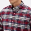 Chemise Oxford à carreaux boutonnée