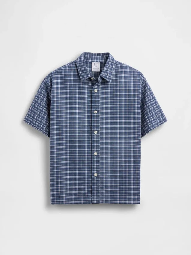Chemise Oxford à carreaux décontractée pour enfant