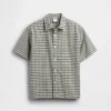 Chemise Oxford à carreaux décontractée pour enfant