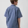 Chemise Oxford à carreaux décontractée pour enfant